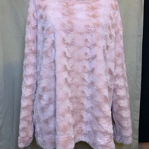 Massini dusty pink fluffy shirt Size 3X